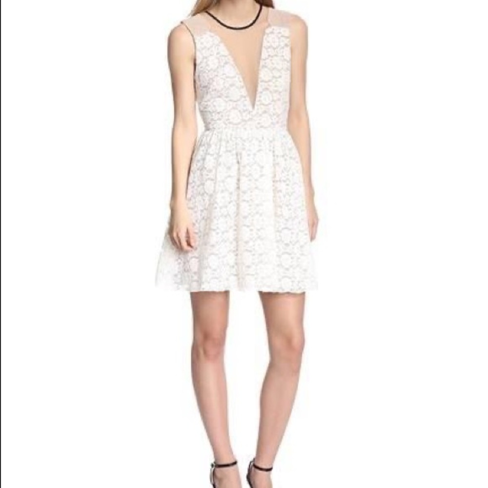 ABS Allen Schwartz lace dress mini skirt dress
